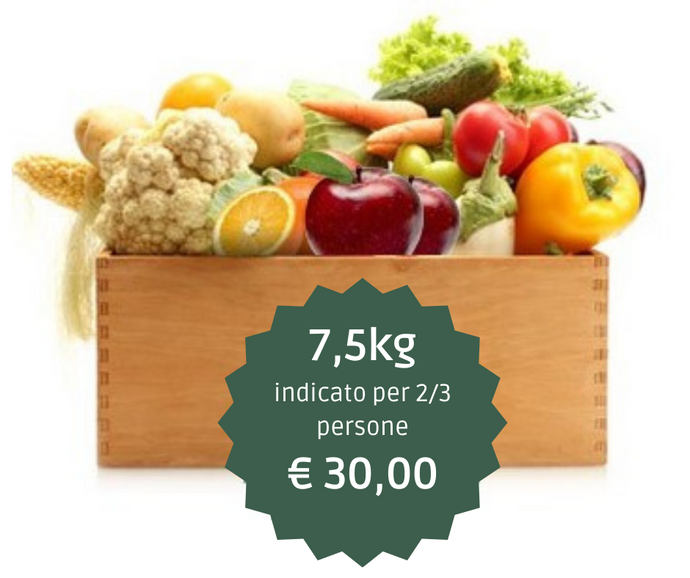 CESTA MIX di frutta  e verdura BIO _ 7,5 KG